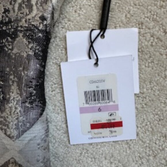 Calvin Klein Black and Gray Geometric Dress - Picture 7 of 7